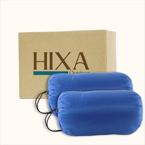 HIXA Mummy Slaapzakken Volwassenen - Blauw - 2 stuks - 210x80cm - Polyester van HIXA — afbeelding 4