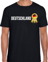 Bellatio Decorations Verkleed shirt heren - Deutschland- zwart - supporter - themafeest - Duitsland XXL