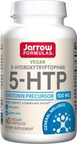 5-HTP 100mg 60 capsules - 5-hydroxytryptofaan, belangrijk voor aanmaak serotonine en melatonine | Jarrow Formulas