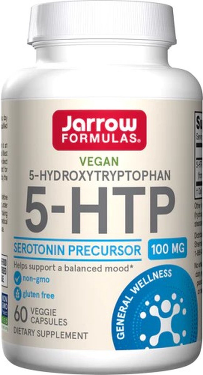 Goedkoopste 5-HTP 100mg 60 capsules - 5-hydroxytryptofaan | Jarrow Formulas