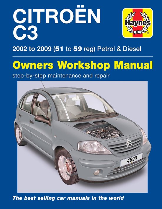 Citroen C3 Petrol & Diesel 02 09 Service - cover