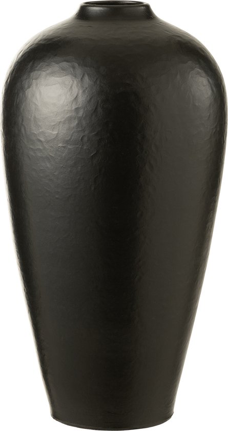 J-Line Vase Ceramique Noir Large