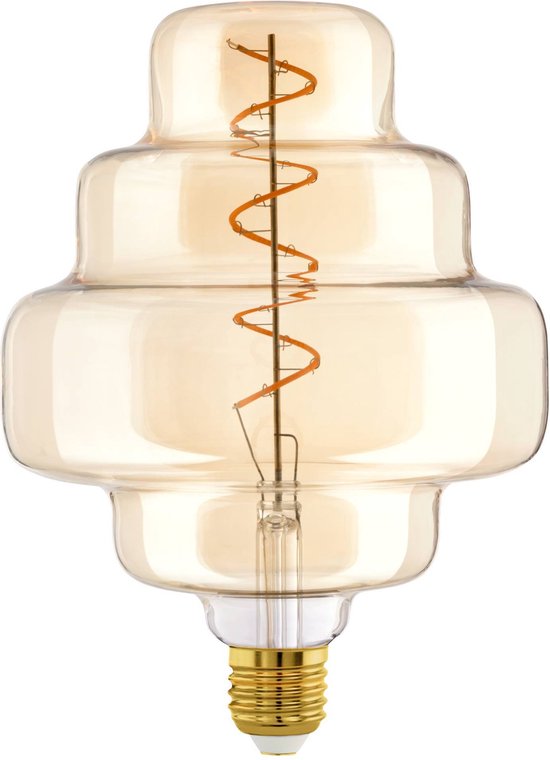 EGLO LED Lamp - E27 - 20,5 cm - Amber - 2000K - Dimbaar