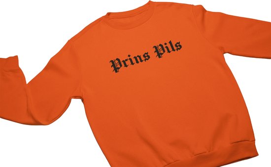 Koningsdag - Prins Pils Sweater - Oranje - Koningsdag Trui / Sweater / Kleding Voor Unisex - Maat M