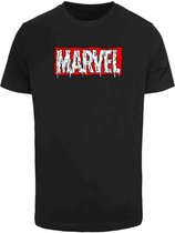 Merchcode Marvel - Drip Heren T-shirt - S - Zwart