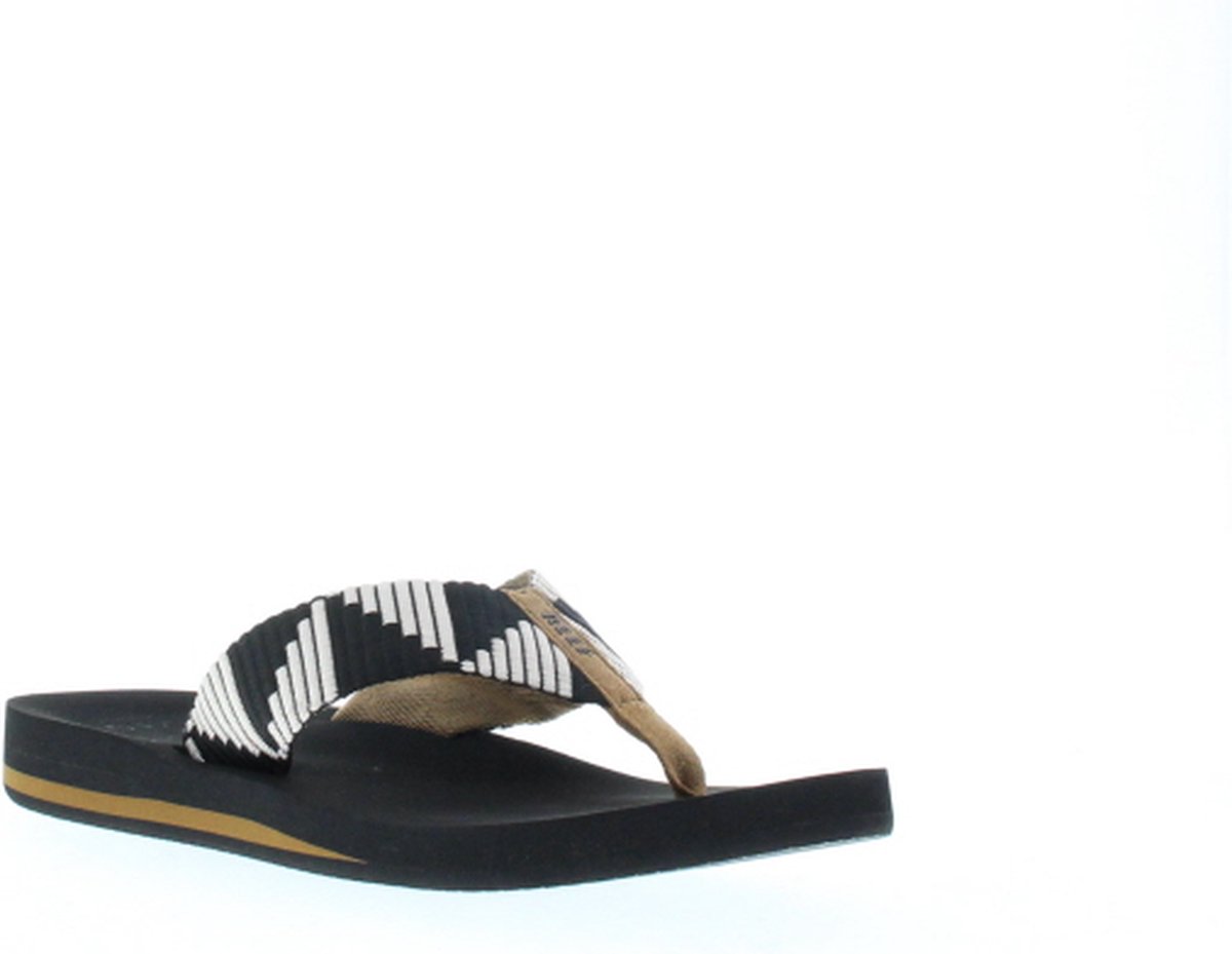 Zwarte Reef Teenslippers Spring Woven Pebble