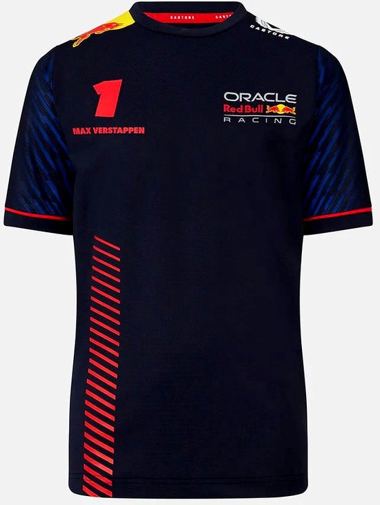 Max Verstappen Teamline Driver Kids T-shirt 2023 L (152-158) - Red Bull Racing
