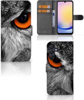Telefoonhoesje Geschikt voor Samsung Galaxy A25 Bookcase Uil