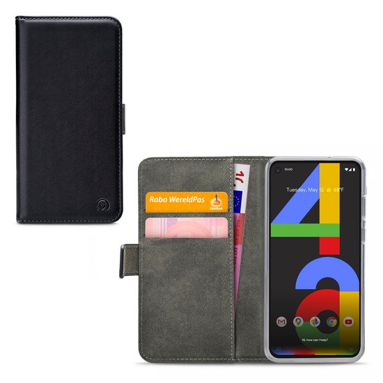 Acheter Housse de luxe en cuir à rabat en Fiber de carbone, étui portefeuille avec support de carte et téléphone pour Google Pixel 8 Pro 7 6Pro 7A 6A 5A 4A 4G