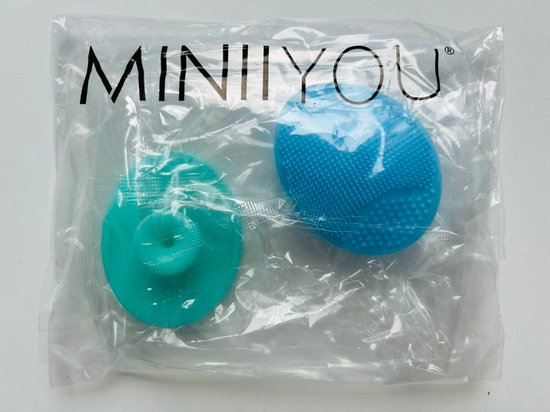 2 Stuks - Baby Siliconen Massage Borstel Spons - Hoofdhuidje Wassen - Blauw en Groen van Merkloos — afbeelding 5