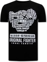 MMA Orginal Fighter Heren T-shirt - Zwart