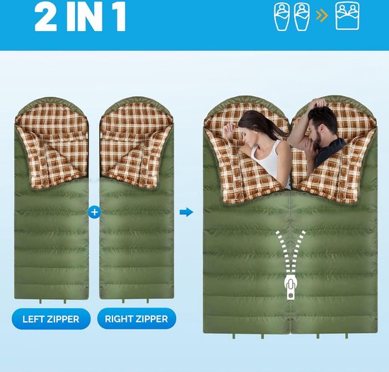 Sac De Couchage Momie Naturehike – Ultra Léger, 3-4 Saisons, Imperméable, -5°C, Pour Randonnée Et Camping