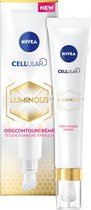 NIVEA Luminous 630 Soin des yeux - Crème anti taches contour de l’œil, Soin anti-âge contour des yeux pour tous types de peaux 15 ml