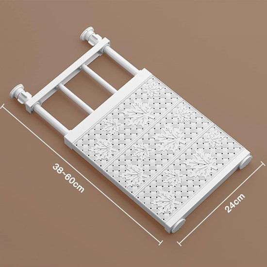 BAOYOUNI Verstelbare Kast Plank Telescopische Kastrek Opslagrek Separator Garderobe Kast Divider DIY Organizer Rod, Zonder Boren, voor Slaapkamer Keuken Badkamer BAOYOUNI Verstelbare Kast Plank Telescopische Kastrek Opslagrek Separator Garderobe Kast Divider DIY Organizer Rod, Zonder Boren, voor Slaapkamer Keuken Badkamer