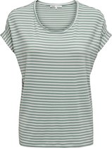 ONLY ONLMOSTER STRIPE S/ S O-NECK TOP JRS NOOS T-shirt femme - Taille M