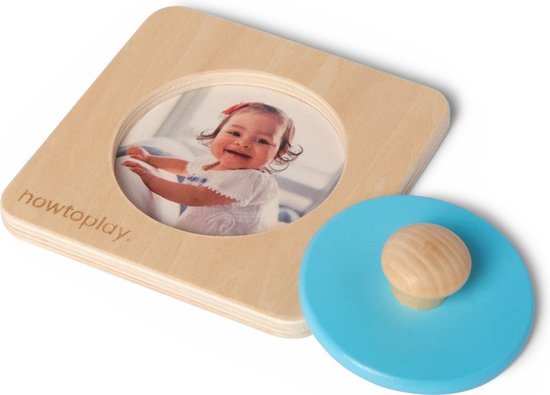 Howtoplay® Speelgoedbox 7 - 8 maanden - Montessori speelgoed - Baby speelgoed 0 jaar - Learn & Laugh - Educatief Speelgoed - Baby Speelgoed - van de makers van How2talk2kids & Howtotalk - Playbox -Montessori van Howtoplay — afbeelding 5