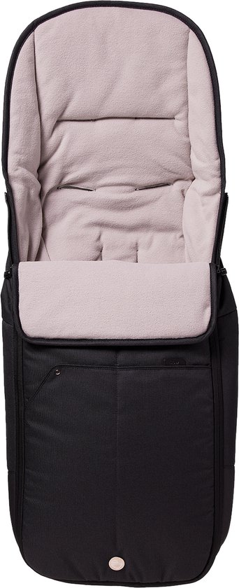 Foto: Mutsy flow kinderwagen voetenzak verstelbare maat bekleed met fleece north black