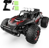 Raceauto voor kinderen Offroad voor op afstand bestuurbare auto, voor buiten, met 2 batterijen, 60 minuten, schaal 1:16, RC auto, buggy, 25 km/h, afstandsbediening, racewagen, crawler, truck, terreinwagen, auto, speelgoed, cadeau voor kinderen, zwart