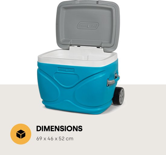 Pinnacle Prudence Roller (66 Liter) Koelbox op wielen Blauw van Pinnacle. — afbeelding 4