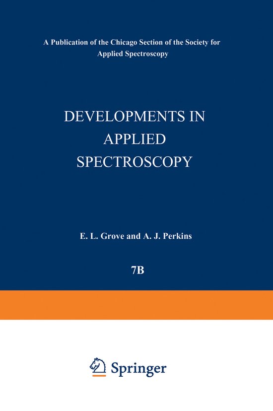 Developments in Applied Spectroscopy - cover