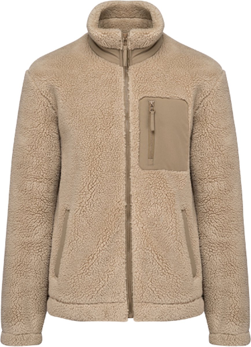 G-TOWN - Sherpa fleece jack van gerecycled polyester – heren outdoormode