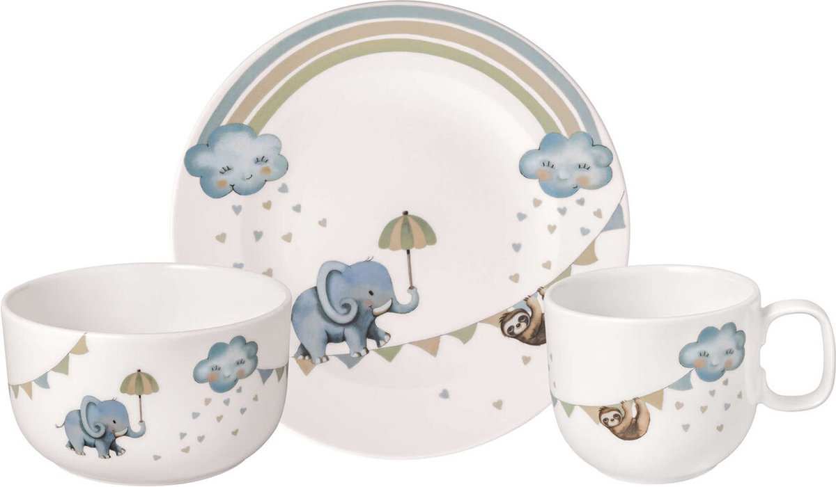 Goedkoopste Villeroy & Boch 3-delige Kinderserviesset Walk like a Elephant