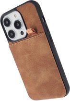 CaseMania – iPhone – 13 Pro Max – Suede Card – incl-3 pasjes