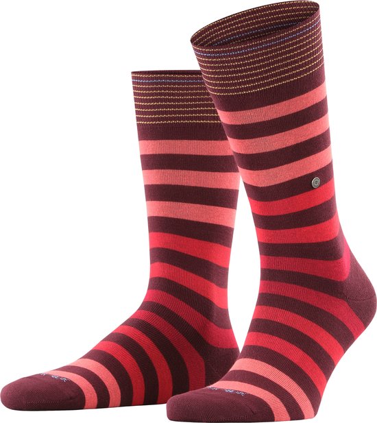 Burlington Blackpool one-size duurzaam biologisch katoen sokken heren rood - Matt 40-46
