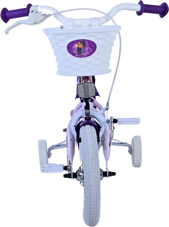 Wish Wish Kinderfiets Meisjes 12 inch Paars van Yipeeh — afbeelding 5