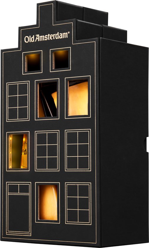 Old Amsterdam Classic Duo Giftbox – 2x 300g in Grachtenpand Verpakking – Kaascadeau – Borrelpakket