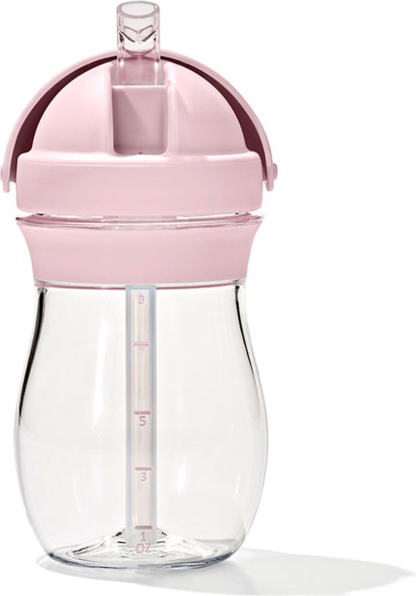 Goedkoopste OXO tot Transitions Rietjesbeker - Drinkbekers - Drinkbeker met rietje - Drinkbeker baby - 250 ml - Blossom
