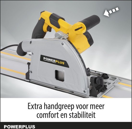 Powerplus POWX0562 Invalzaag - 1200W - Ø165mm - Incl. geleiderails, stofafzuigingaansluiting en 24T invalzaagblad
