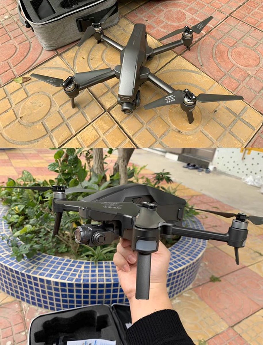 LUXWALLET SkyLine³ GPS + Glonass - Drone met Full HD Camera – Gimbal – 3 km Bereik – Professioneel - FPV – 2 Accu’s – Draagtas thumbnail 6