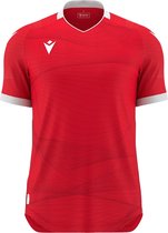 Macron Wyvern Eco Shirt Korte Mouw Heren - Rood / Wit | Maat: 4XL