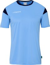 Uhlsport Squad 27 Shirt Korte Mouw Heren - Hemelsblauw / Marine | Maat: M