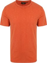 Superdry - Slub T-Shirt Melange Oranje - Heren - Maat XL - Modern-fit