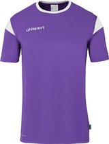 Uhlsport Squad 27 Shirt Korte Mouw Heren - Paars / Wit | Maat: XL