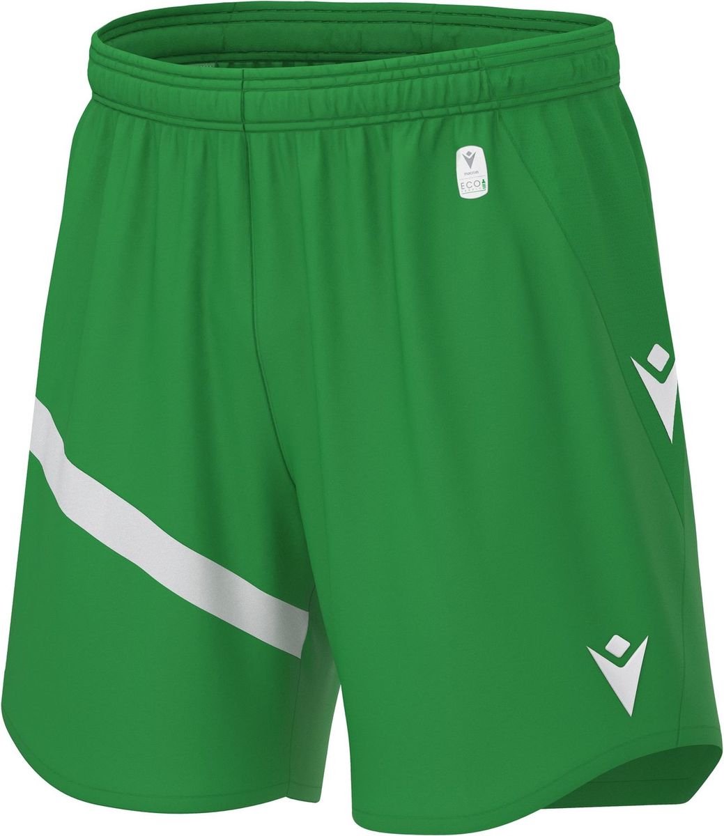 Macron Shen Eco Short Heren - Groen / Wit | Maat: S