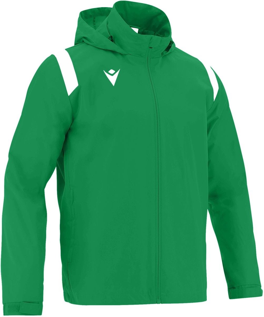 Macron Saransk Windbreaker Kinderen - Groen / Wit | Maat: 9-10 Y