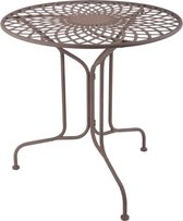 Table design Esschert métal ancien style anglais MF007