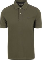 McGregor - Classic Piqué Polo Olijfgroen - Regular-fit - Heren Poloshirt Maat XL