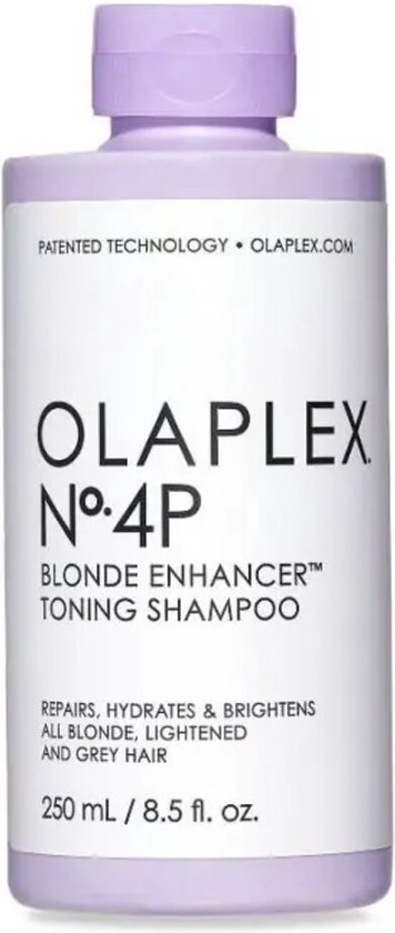 Foto: Olaplex no 4p blonde enhancer toning shampoo 250ml zilvershampoo voor gekleurd haar