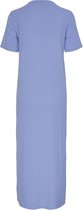 Pieces Kylie Ss O-neck Ankle Dress Hydranges BLAUW M