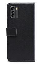 Mobilize Telefoonhoesje geschikt voor Nokia G60 5G Hoesje | Mobilize Classic Gelly Wallet Bookcase Portemonnee | Pasjeshouder voor 2 Pasjes | Telefoonhoesje voor Pinpas / OV Kaart / Rijbewijs - Zwart