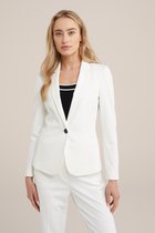 WE Fashion Dames getailleerde jersey stretch blazer