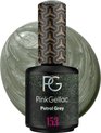 Pink Gellac 153 Petrol Grey Gellak Gelnagel 15ml - Grijze Gel Nagellak - Gelnagellak - Gelnagels Producten - Gel Nails