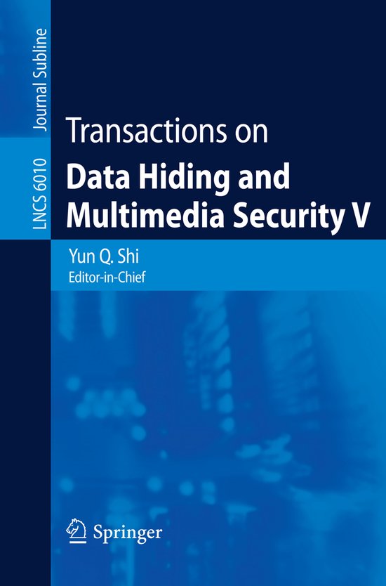 Transactions on Data Hiding and Multimedia Security V - cover