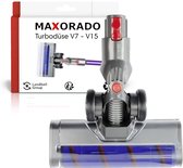 Maxorado Turbo borstel geschikt voor Dyson V7 V8 V10 V11 SV14 V15 en Absolute serie - Turbo borstel voor uw stofzuiger - mondstuk vloerzuigmond - opzetstuk