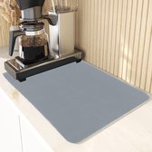Tapis de machine à café tapis de séchage de la vaisselle tapis absorbant antidérapant pour bar à café tapis de séchage de la vaisselle