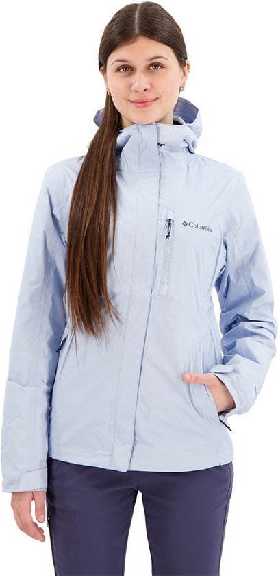 Columbia Pouring Adventure™ II Jacket Regenjas - Jas voor Dames - Waterdichte Jas - Blauw - Maat XS